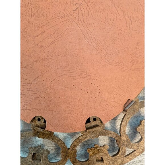 Ornate Oval Wall Mirror With Vintage-Style Frame & Intricate Scroll Design - Picture 6 of 6